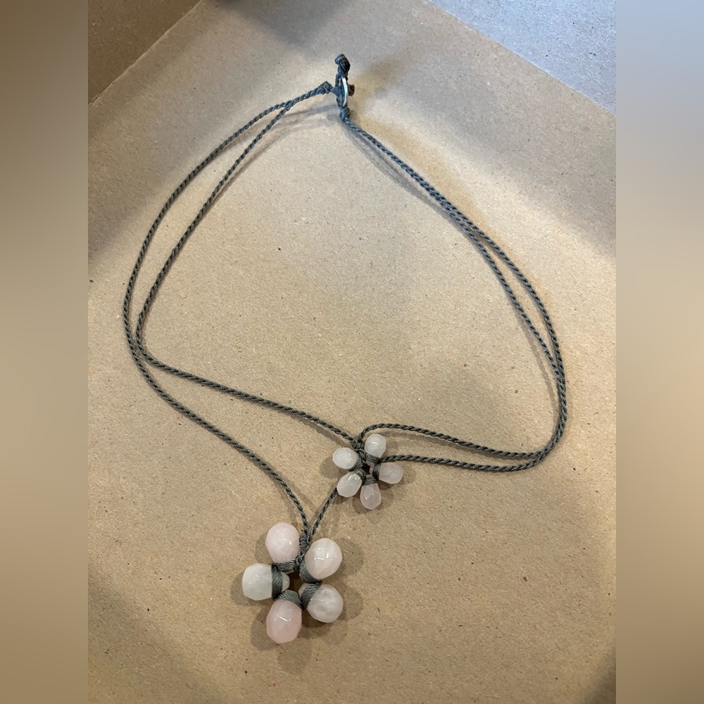 Two tier necklace.